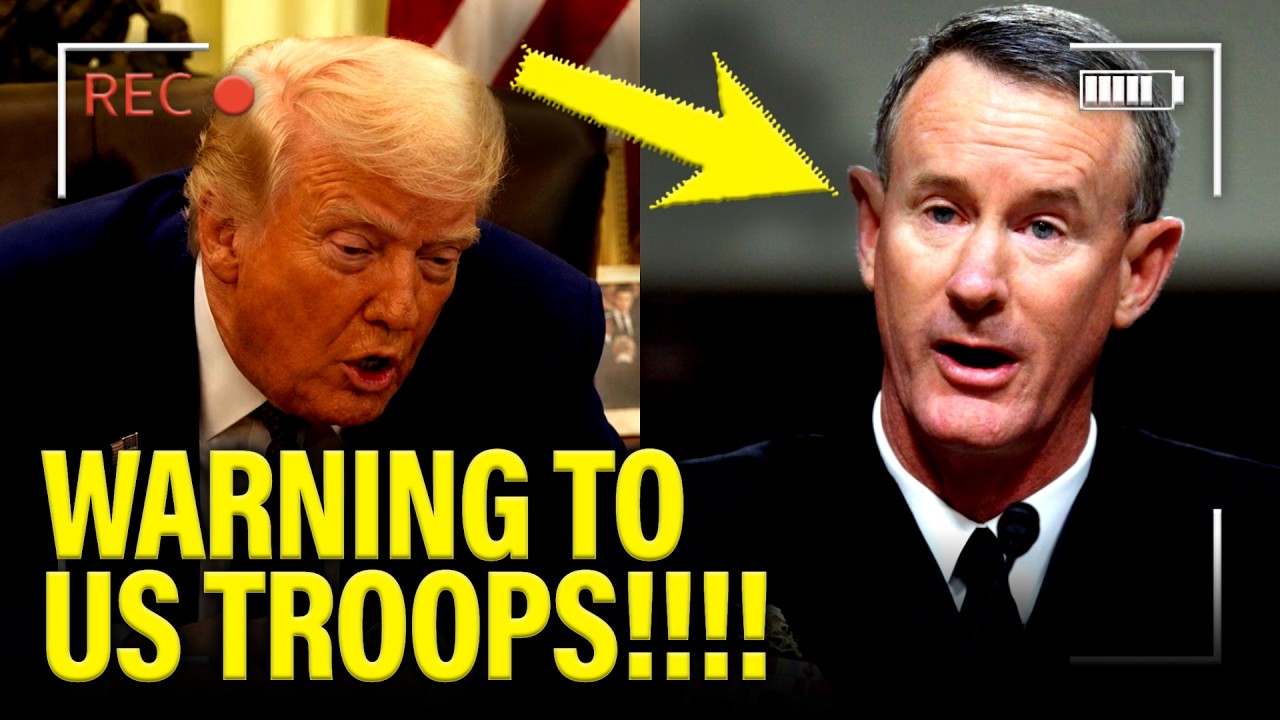 🚨TOP Admiral WARNS US TROOPS on Trump’s ORDERS!!!