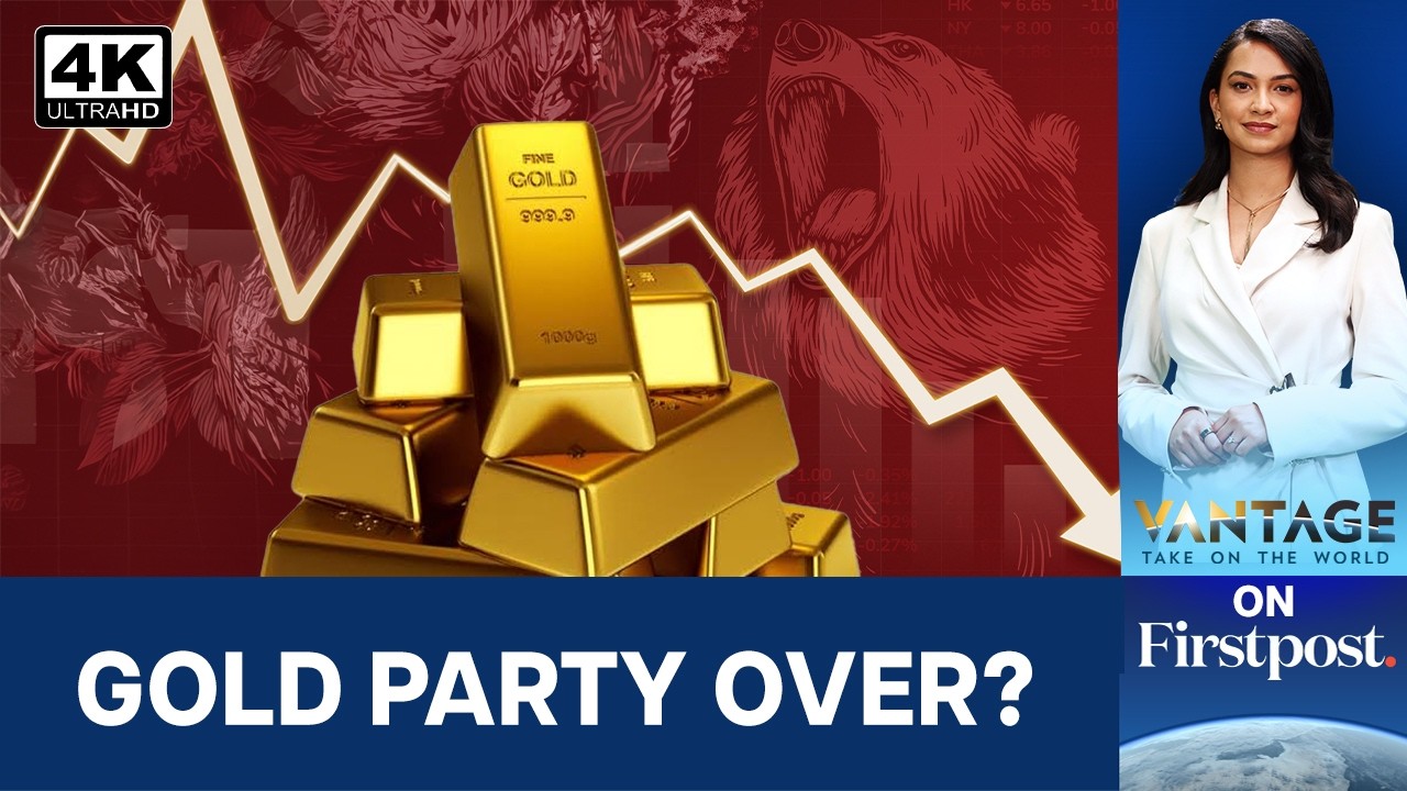 Gold Briefly Falls Below $4,000 Amid Hawkish Fed, Strong Dollar | Vantage on Firstpost | N18G | 4K