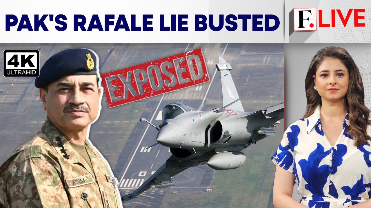 Indian Air Force Exposes Pakistan’s Rafale Jet Shooting Claim | Firstpost Live | 4K