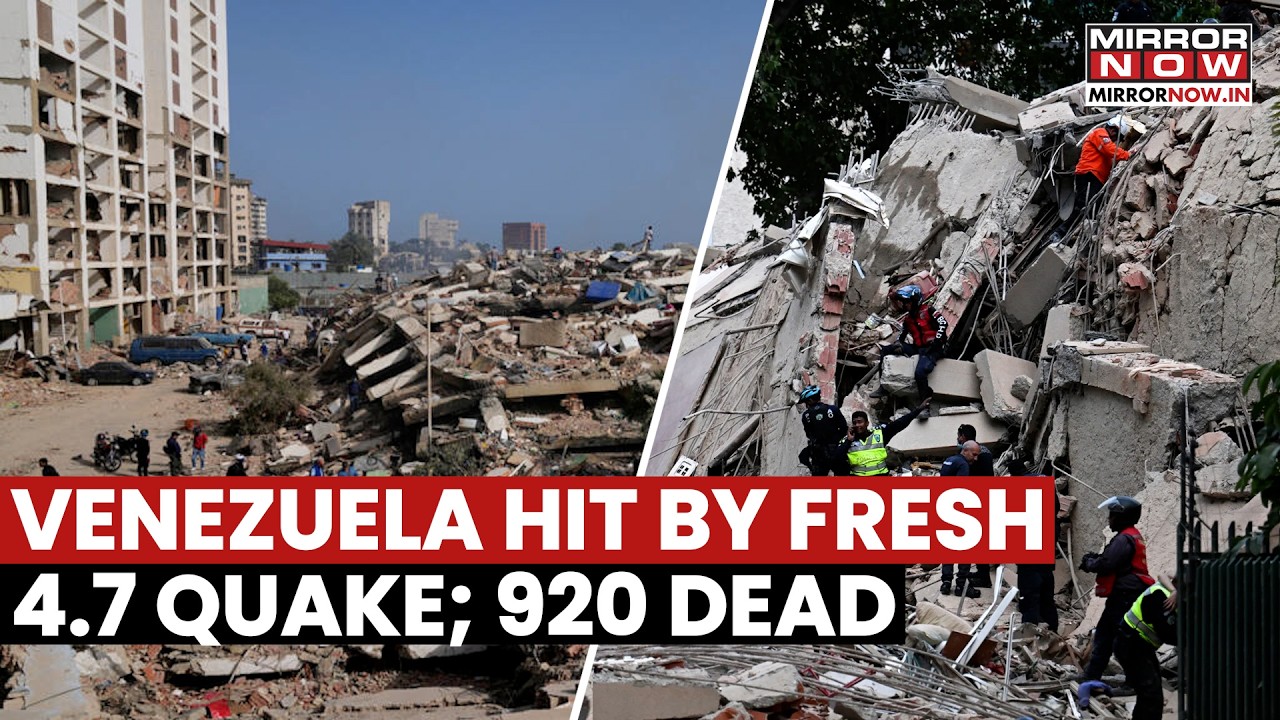 Venezuela Hit By Fresh 4.7 Magnitude Earthquake, Death Toll Crosses 920 Mark, Rescue Op Underway