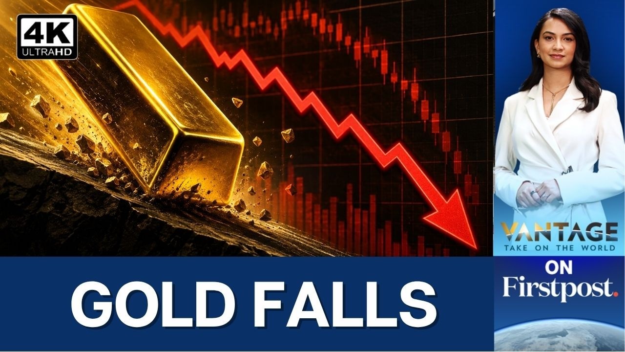Gold Falls Below $4,000 an Ounce for First Time Since November | Vantage on Firstpost | N18G | 4K