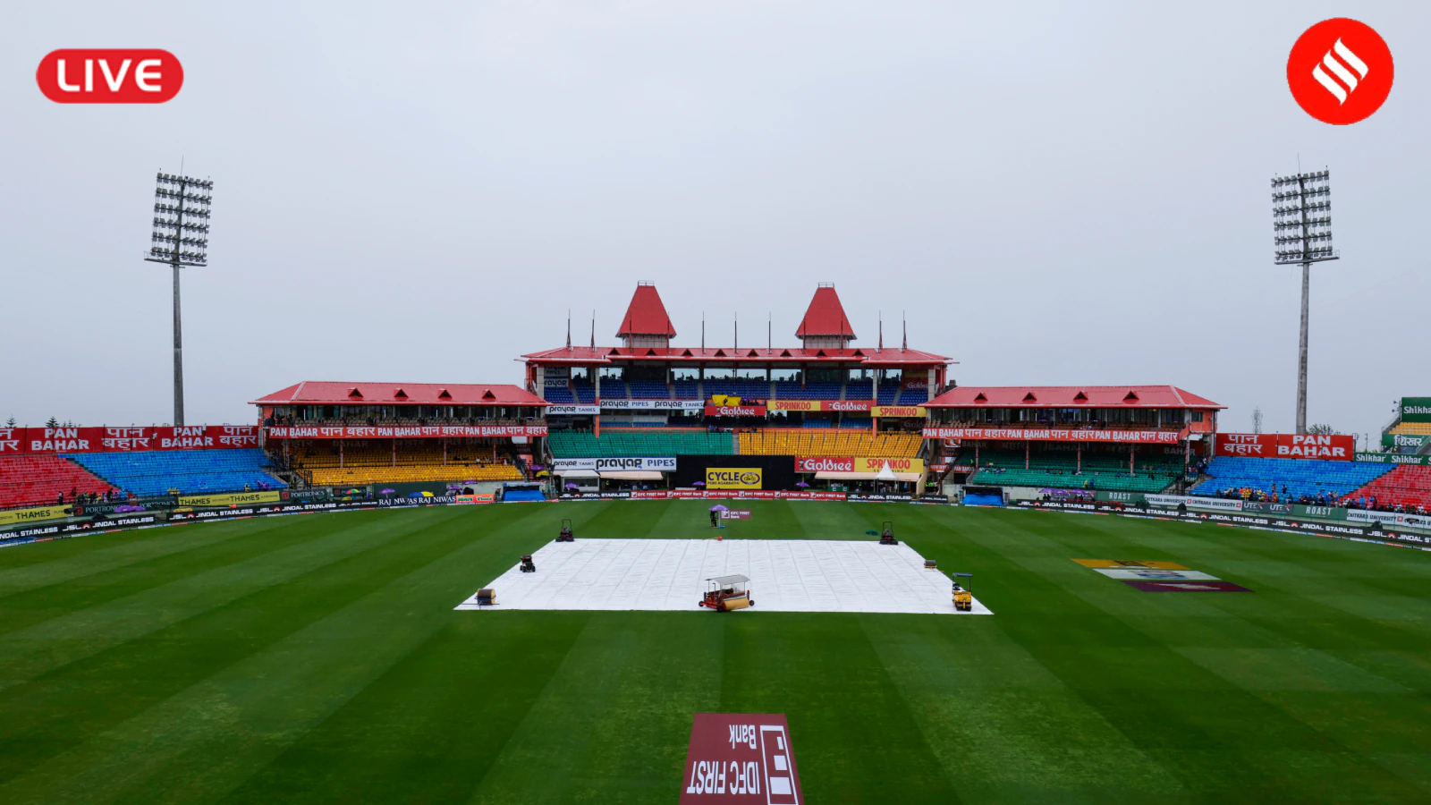 IND vs AFG LIVE Score, 1st ODI: Dharamsala rain continues to delay toss; Cut-off time 6:32 PM | Cricket News