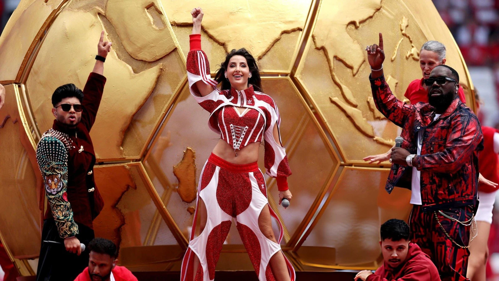 Nora Fatehi shines at Canada’s FIFA World Cup 2026 opening ceremony with official anthem ‘Siir Siir’ | Trending News