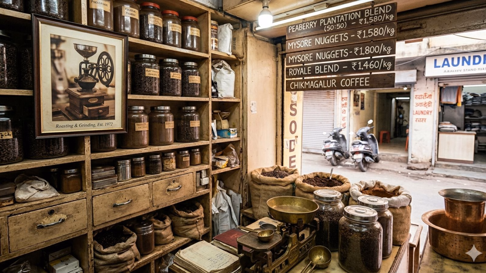Hidden behind FC Road’s bustle, this Pune coffee shop has served connoisseurs for decades