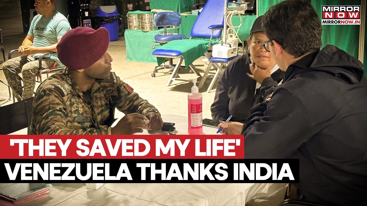 Venezuela Earthquake: Indian Doctors Win Hearts As Survivor Says ‘They Eased My Pain’ | WATCH