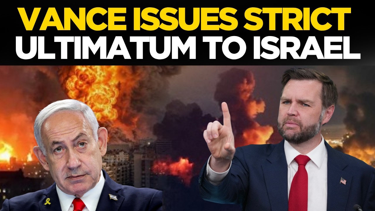 Breaking News LIVE : JD Vance Issues Blunt Message To Israeli Cabinet Members Attacking Iran Deal