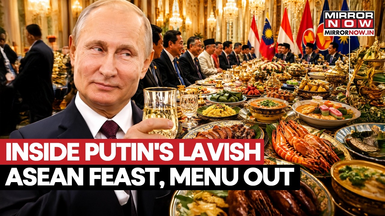 Inside Putin’s Lavish Feast For ASEAN Leaders, Kazan Dinner’s Menu Out As Summit Begins In Russia