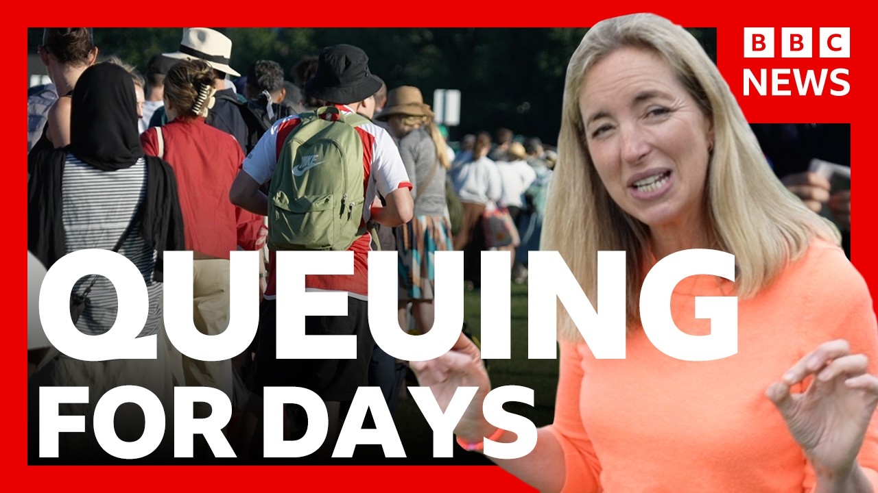 Wimbledon queue: The poshest endurance test in the world | BBC News