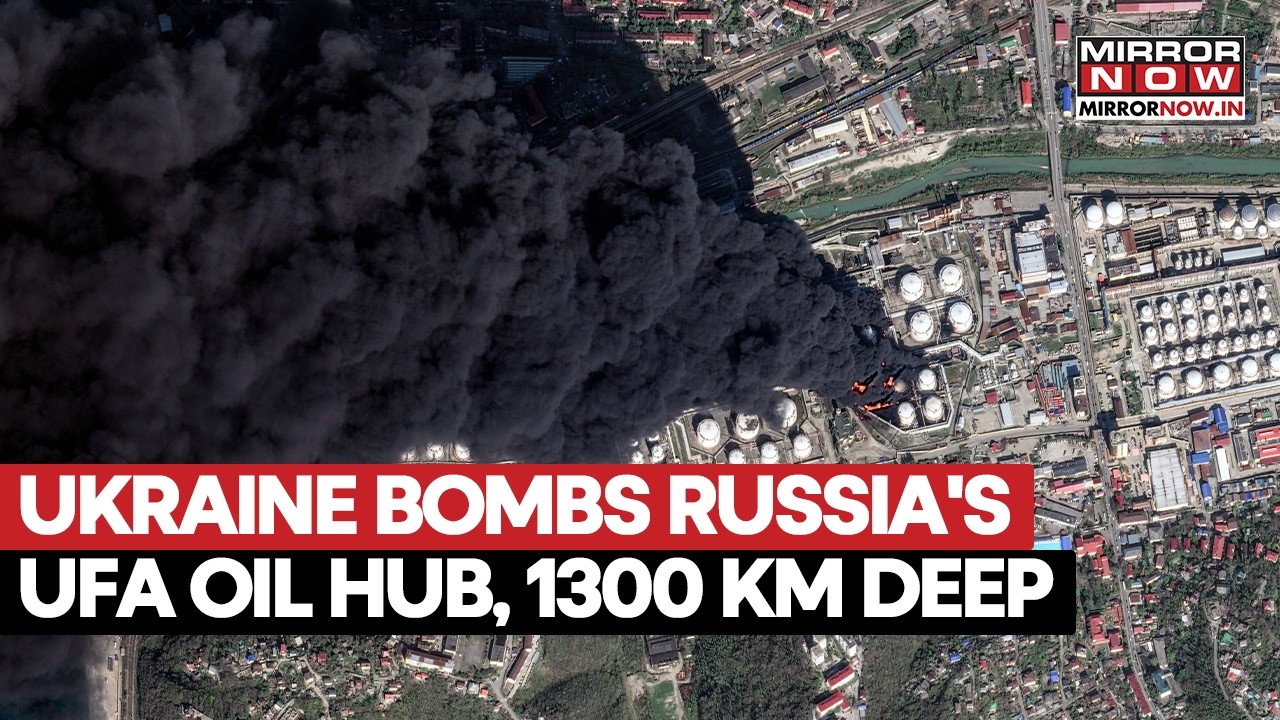 Ukraine Bombs Russia’s Ufa Oil Hub Second Time As Drone Hit 1300 Km From Kyiv’s Border
