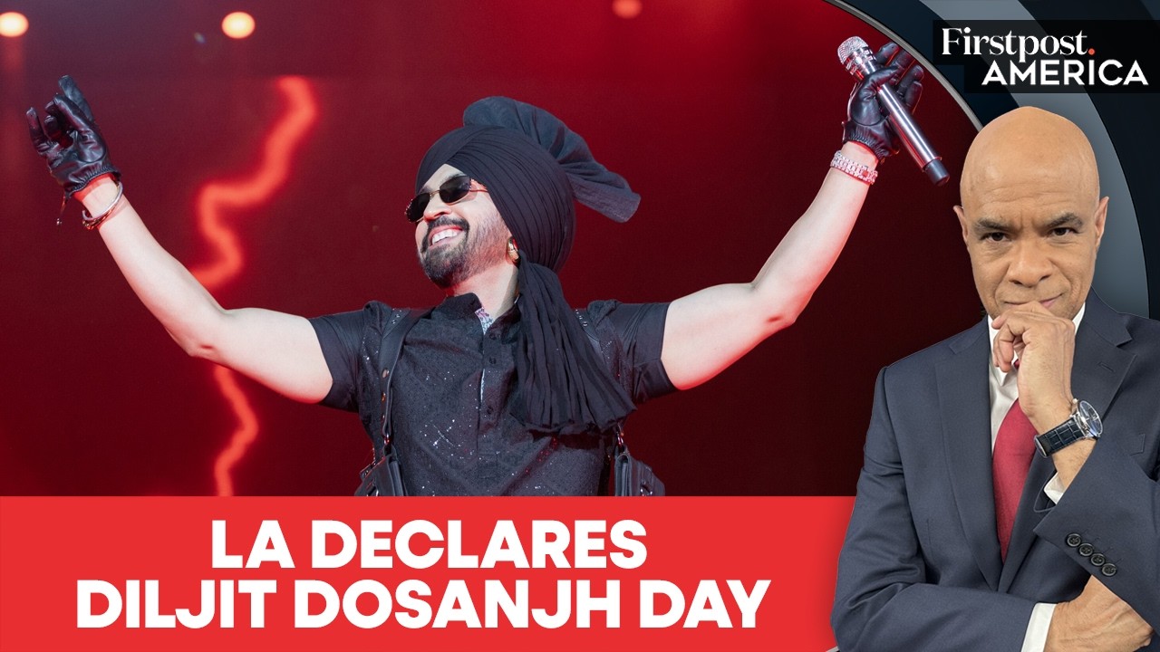 India’s Diljit Dosanjh Gets His Own Day in Los Angeles, Here’s Why | Firstpost America | N18G