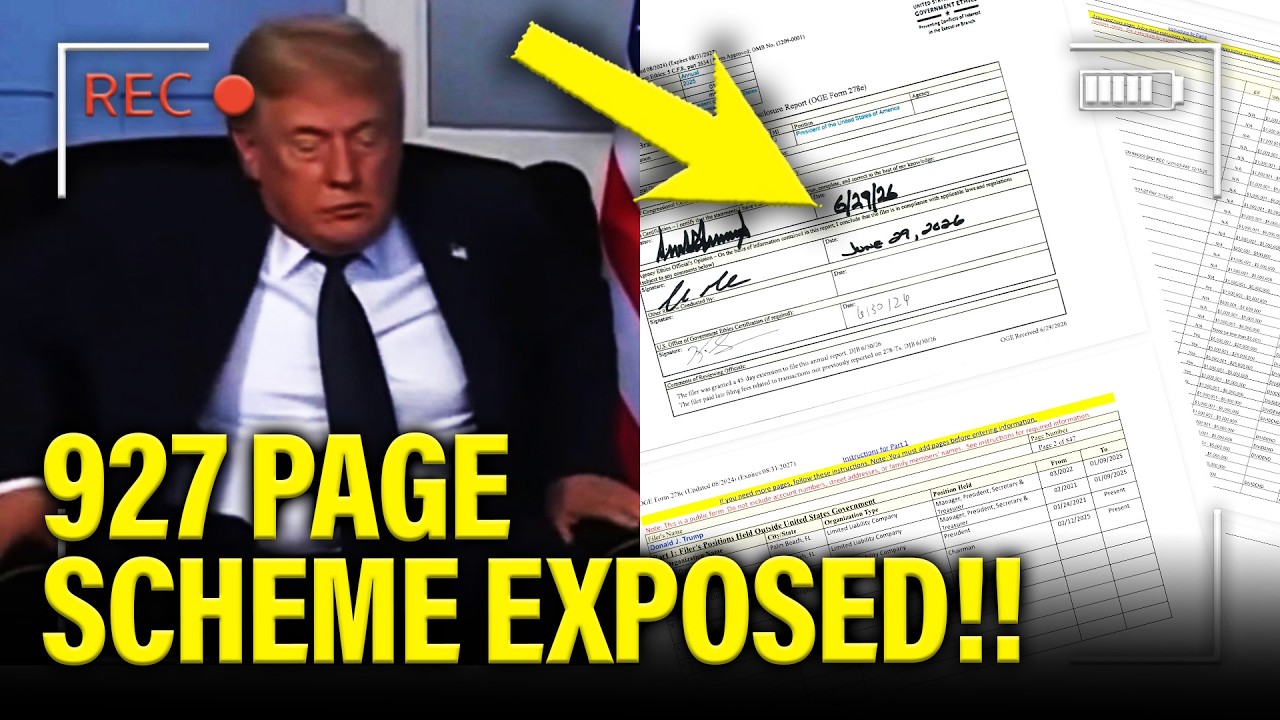 🚨SECRETS of Trump’s 927 Page Financial SCHEME EXPOSED!!!