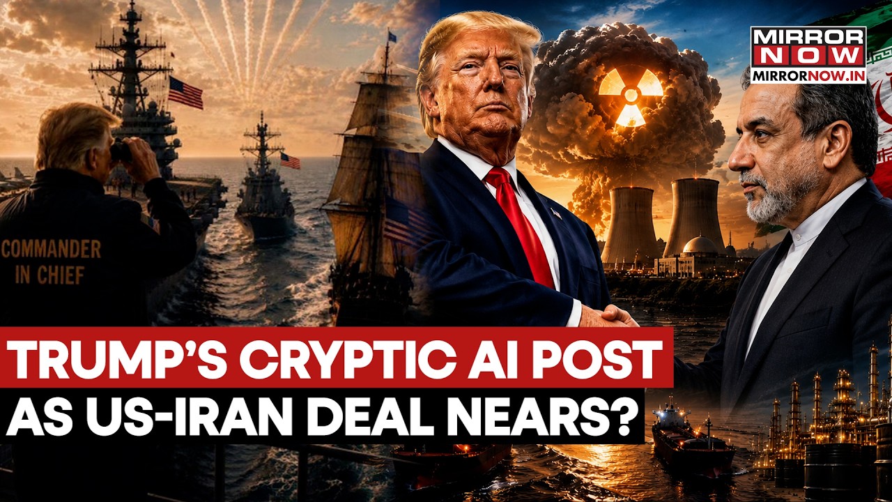 Trump Shares AI Image On Social Media Ahead Of Supposed Deal Signing With Iran, Tehran Reacts