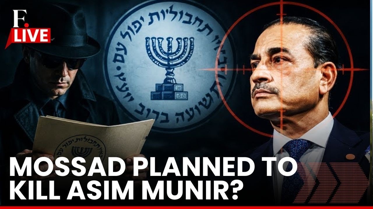 Mossad Plot To Assassinate Pakistan’s Asim Munir: Explosive Claim Sparks Storm | LIVE