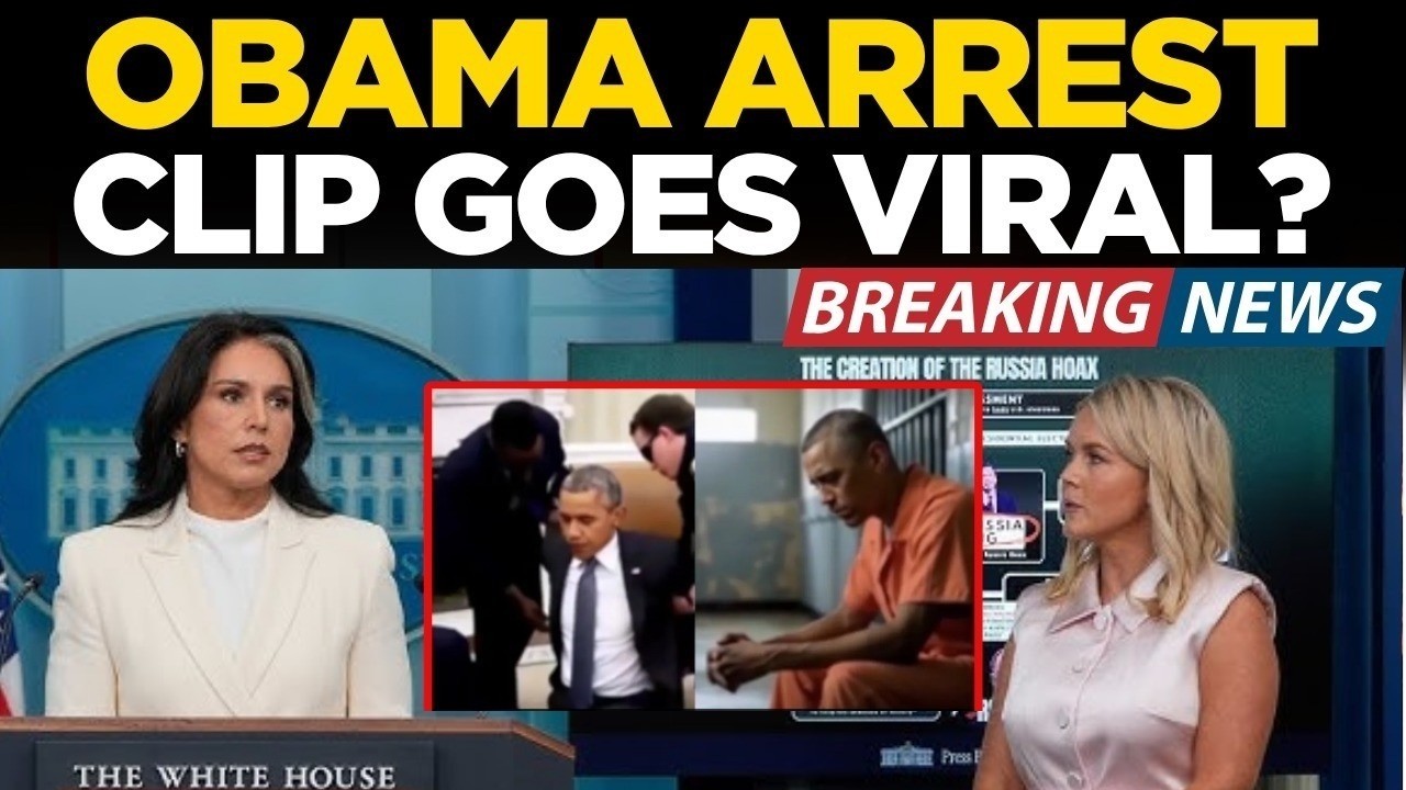 US Breaking News LIVE: ‘obama arrest clip goes viral?’ Tulsi Gabbard And Karoline Big Reveal | LIVE