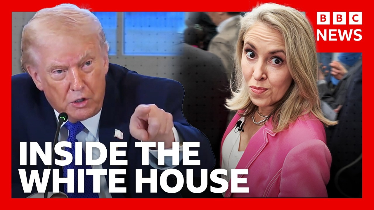 What it’s like to be a reporter in Trump’s White House | BBC News