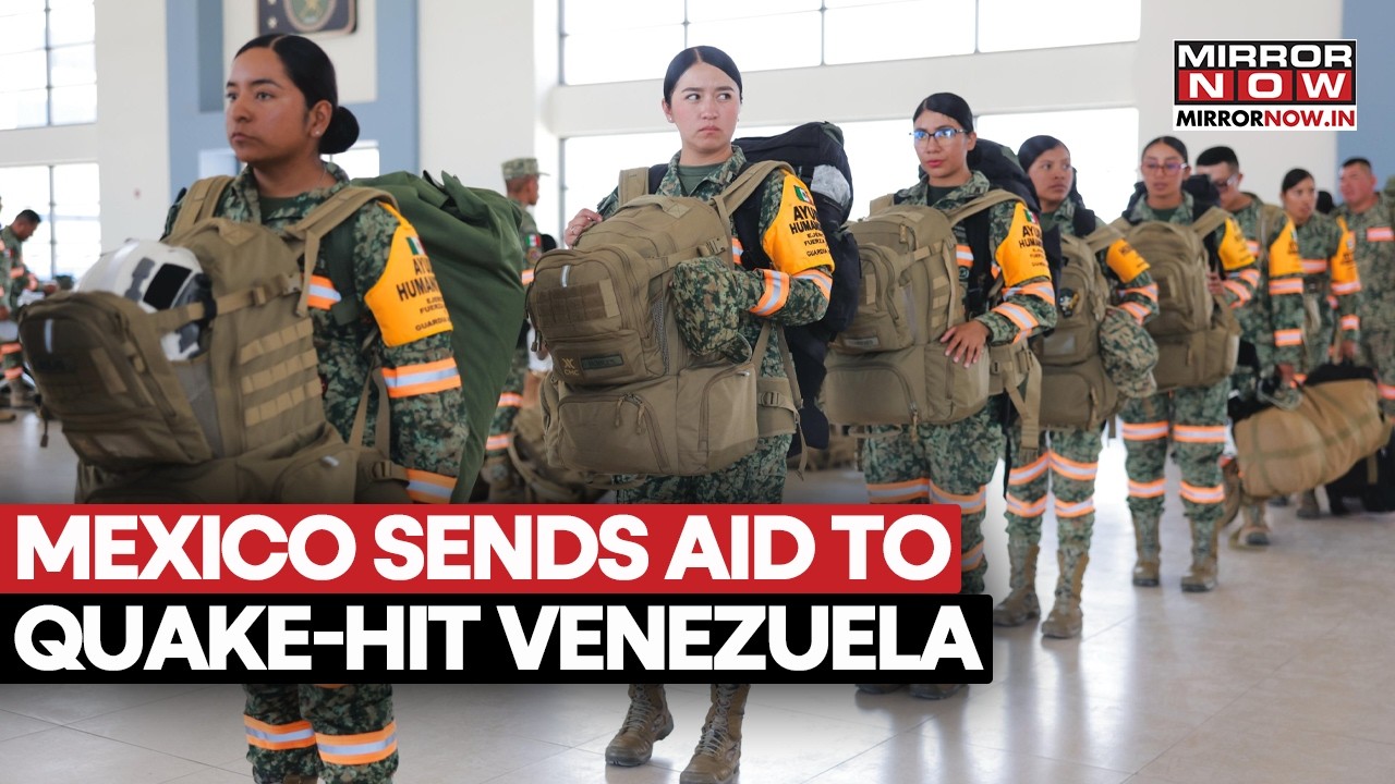 Venezuela Earthquake: Mexico Sends Aid, Rescuers With Humanitarian Assistance Depart, Watch