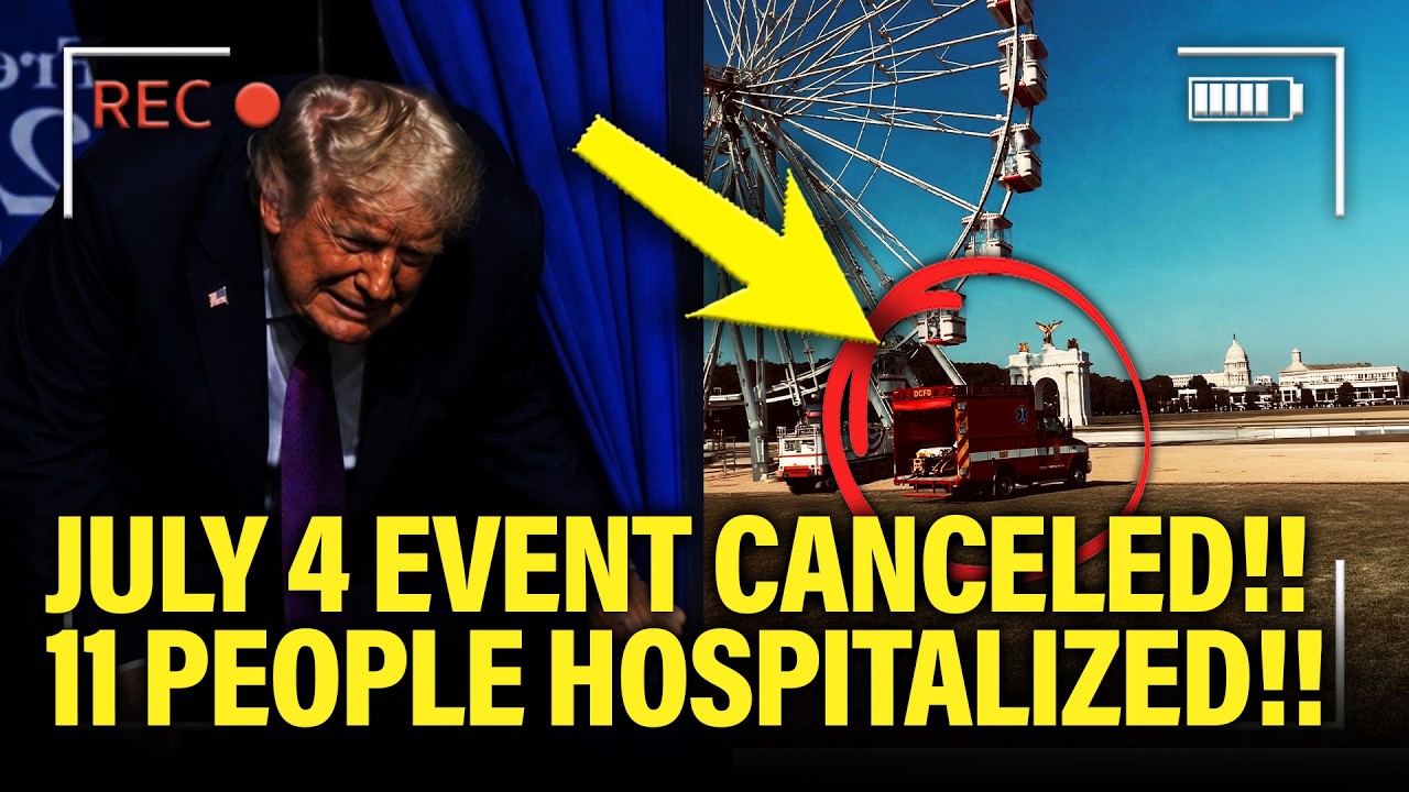 Trump LOSES IT as EMERGENCY STRIKES JULY 4 EVENT!!!