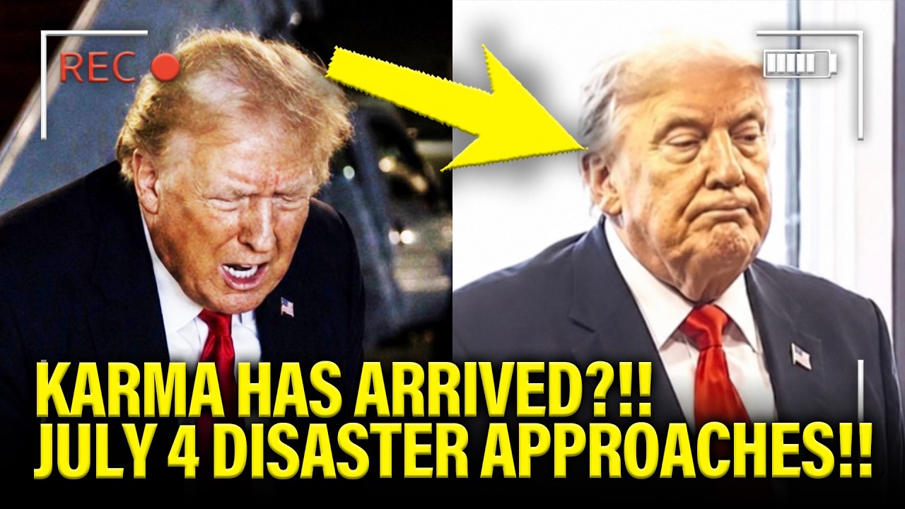 VERY SICKLY Trump FACES KARMA with JULY 4 DISASTER!!!
