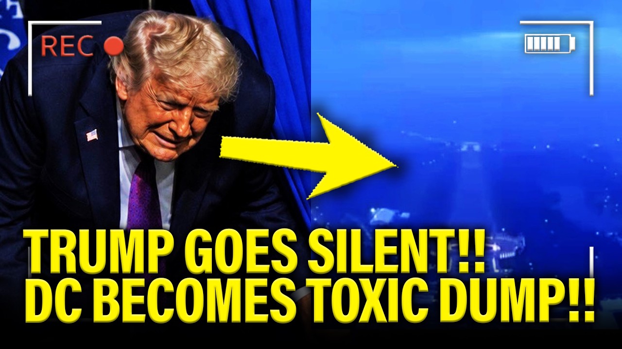 Trump GOES SILENT as DC TURNS into TOXIC DUMP!!
