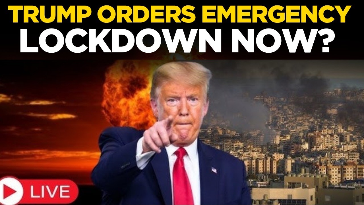Donald Trump LIVE: ‘Lockdown Now’ | Immediate Order Sends Shockwaves Across Nation | US News