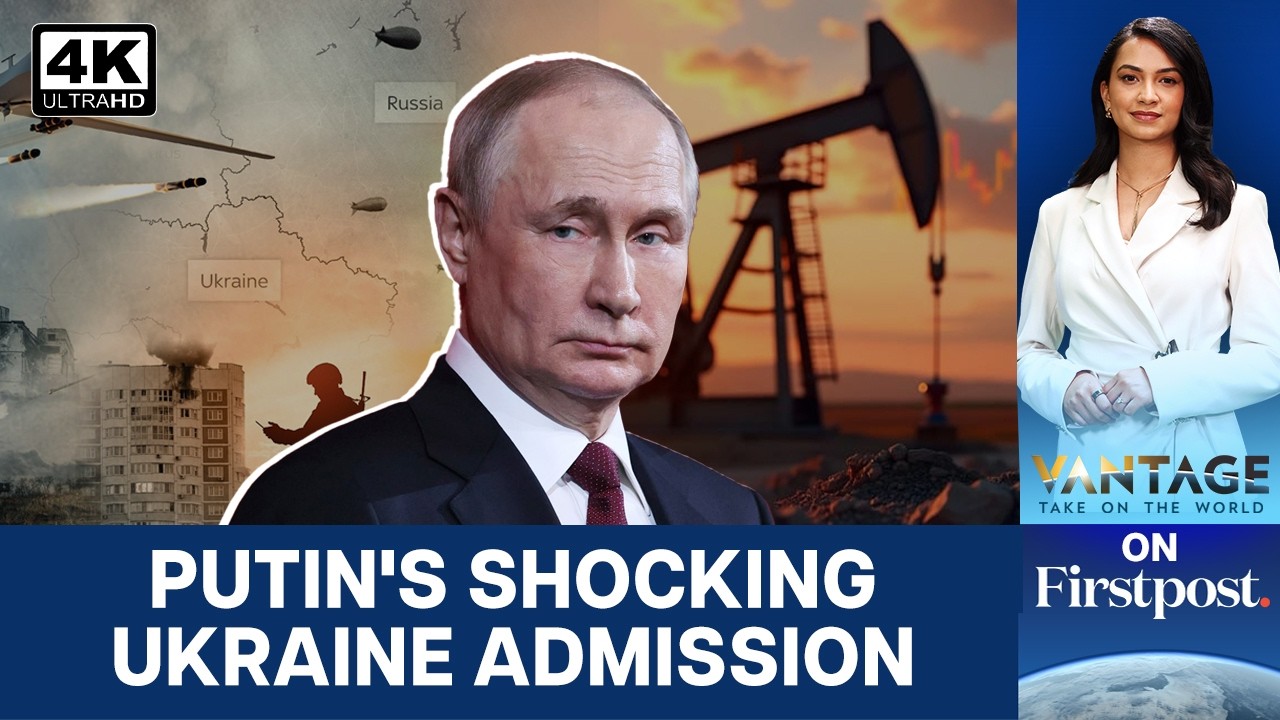 Putin Admits Russia ‘Going Through Tough Period’ Amid Ukraine Drones Strikes | Vantage on Firstpost