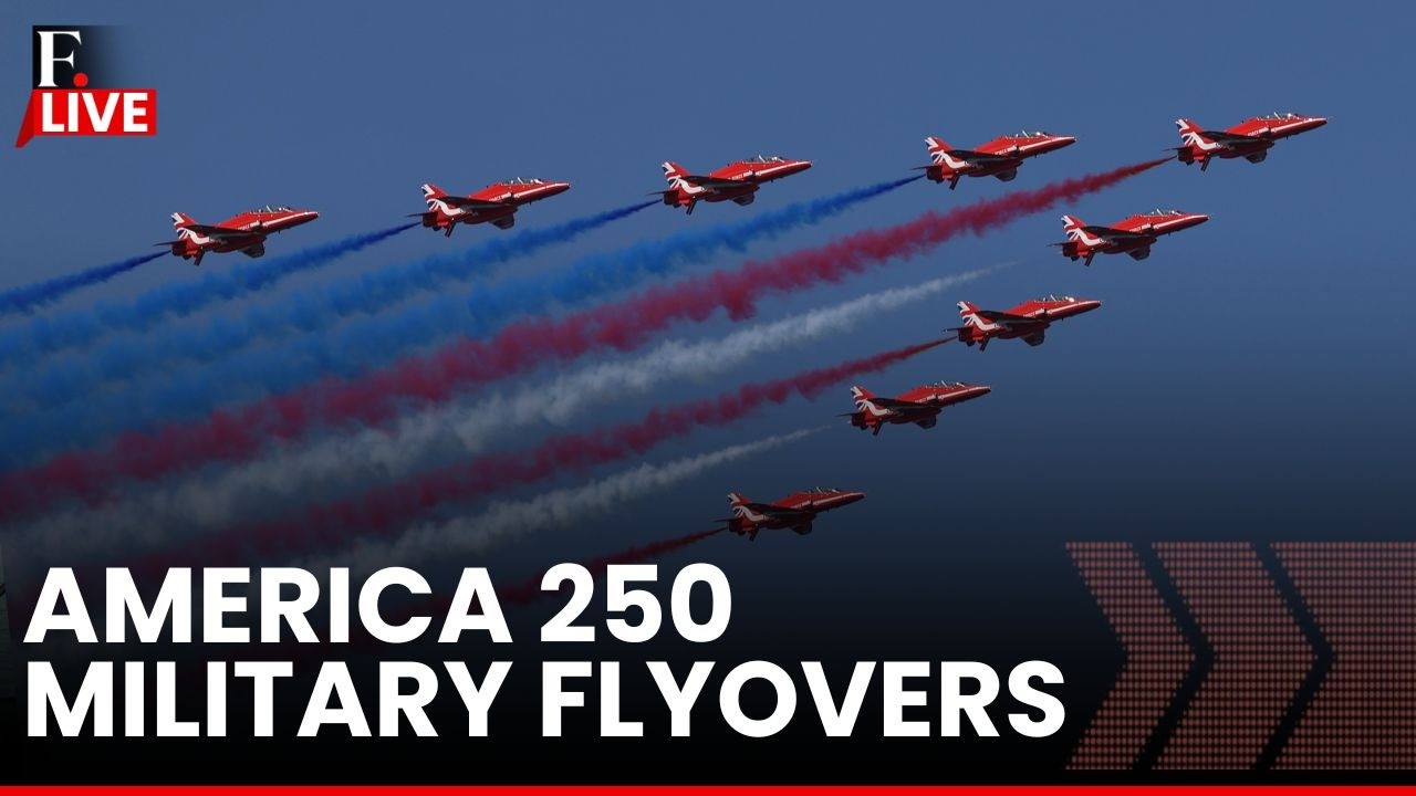 America 250 Celebration LIVE | Freedom 250 – Military Flyover Demonstration Across Washington