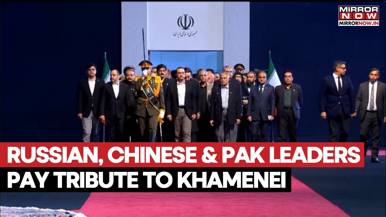 Khamenei Funeral: Leaders From Russia, China, Pakistan, Afghanistan & Turkey Pay Their Last Respect
