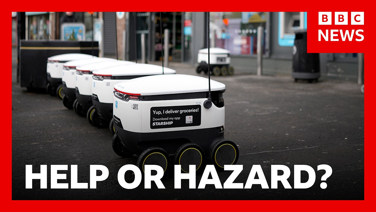 Are delivery robots more of a help or hazard? | BBC News