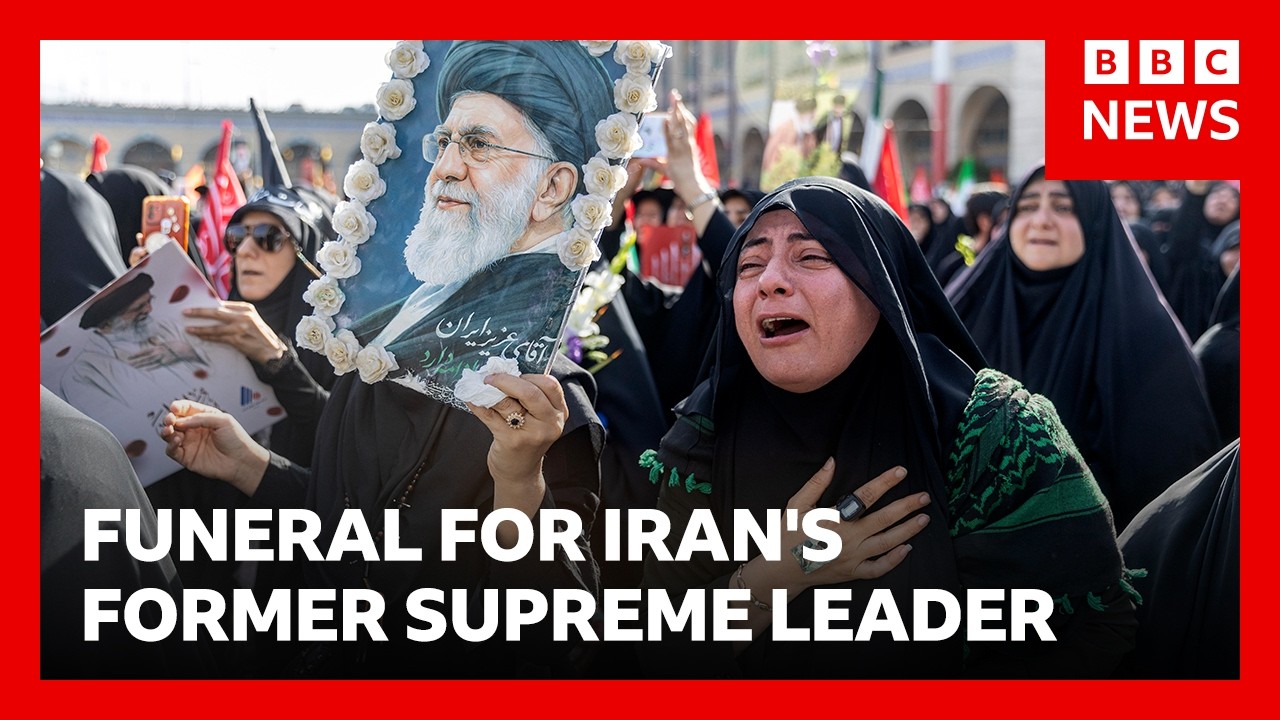 Funeral procession for Iran’s former supreme leader begins in Tehran | BBC News