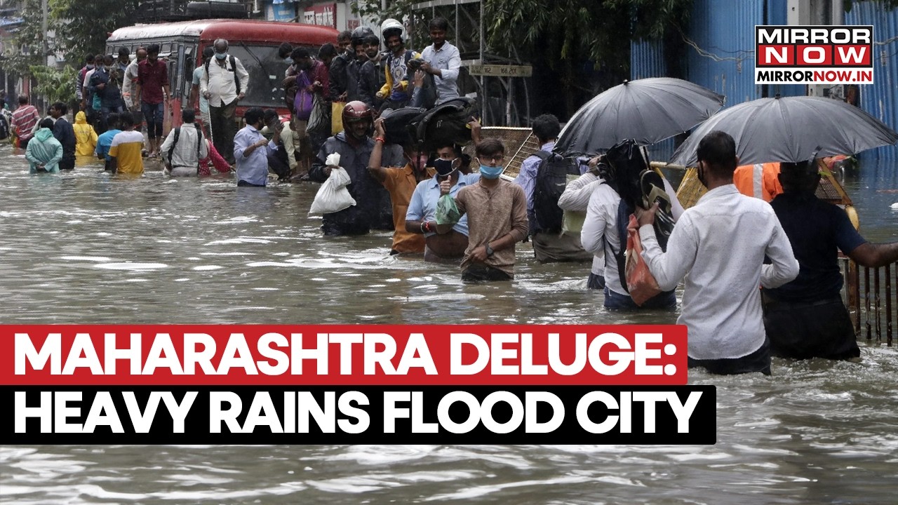 Maharashtra Monsoon: Heavy Rains Trigger Massive Waterlogging In Navi Mumbai, IMD Issues Alert