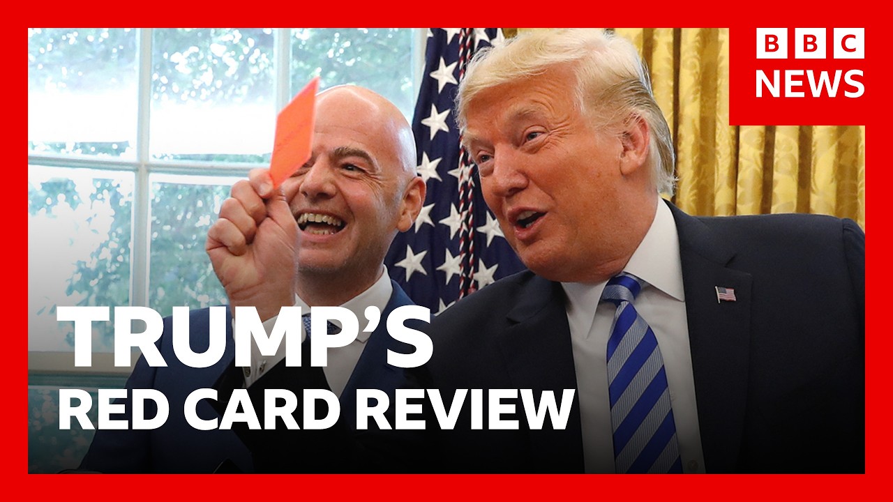 Inside Trump’s phone call to FIFA boss over US red card | BBC News