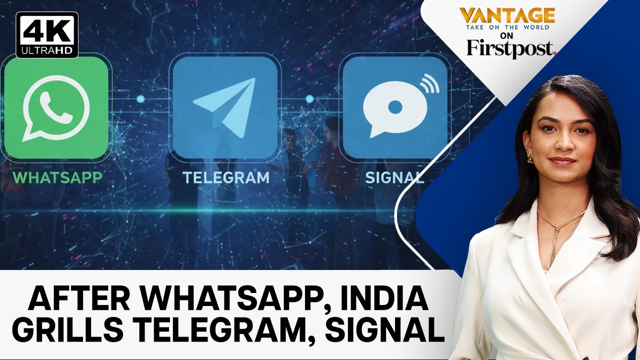 India Cracks Down on WhatsApp, Telegram, Signal Over Usernames | Vantage on Firstpost