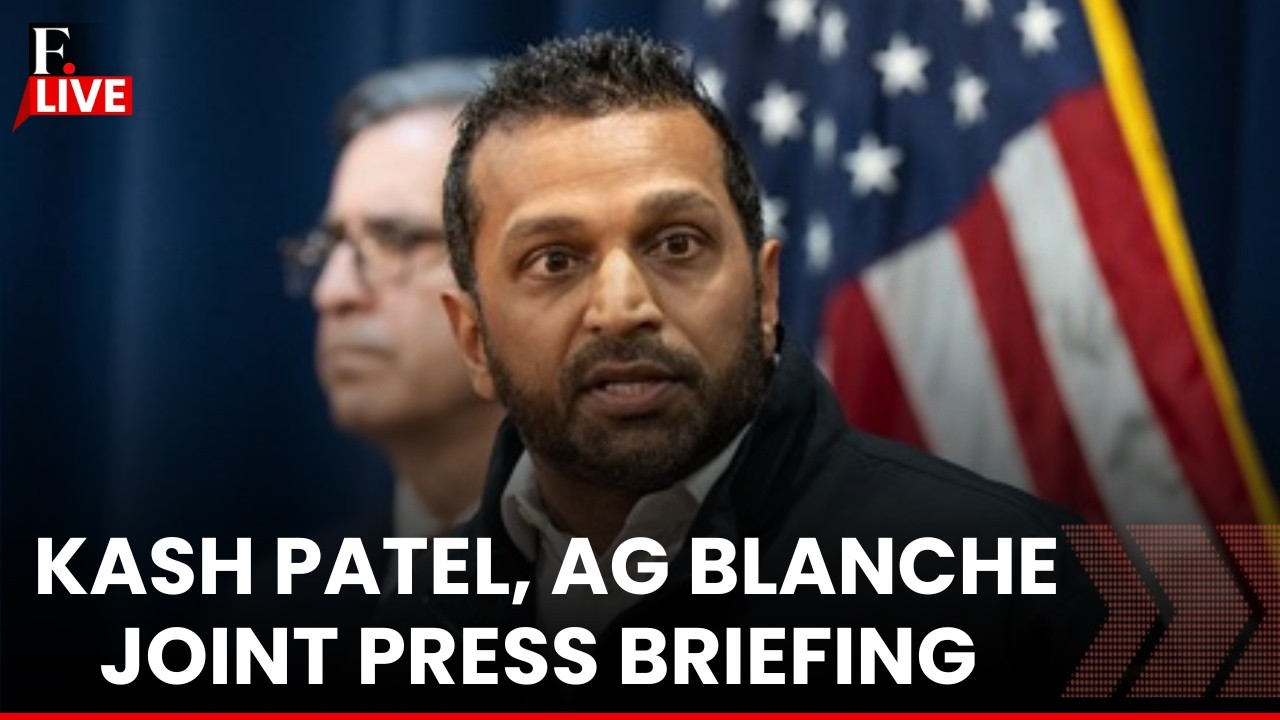LIVE: FBI Chief Kash Patel, AG Blanche Hold News Conference on Tren de Aragua | USA | Trump