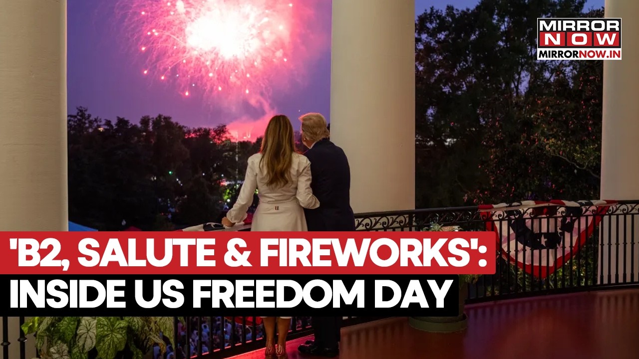 US FREEDOM DAY: When Trump & Melania Celebrated With B2 Bombers, Fireworks & Grandeur| ARCHIVE