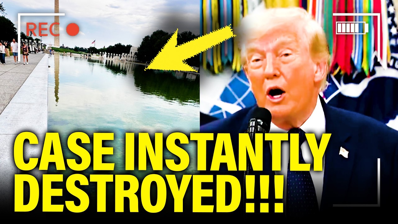 Trump BLOWS UP Reflecting Pool Case BEFORE IT STARTS!!!