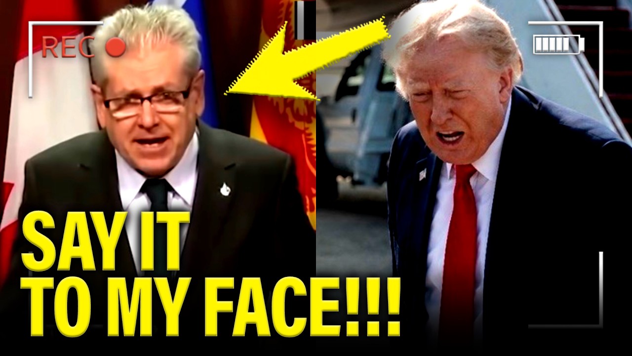 Canadian MP BLASTS Trump AND ISSUES ULTIMATUM!!
