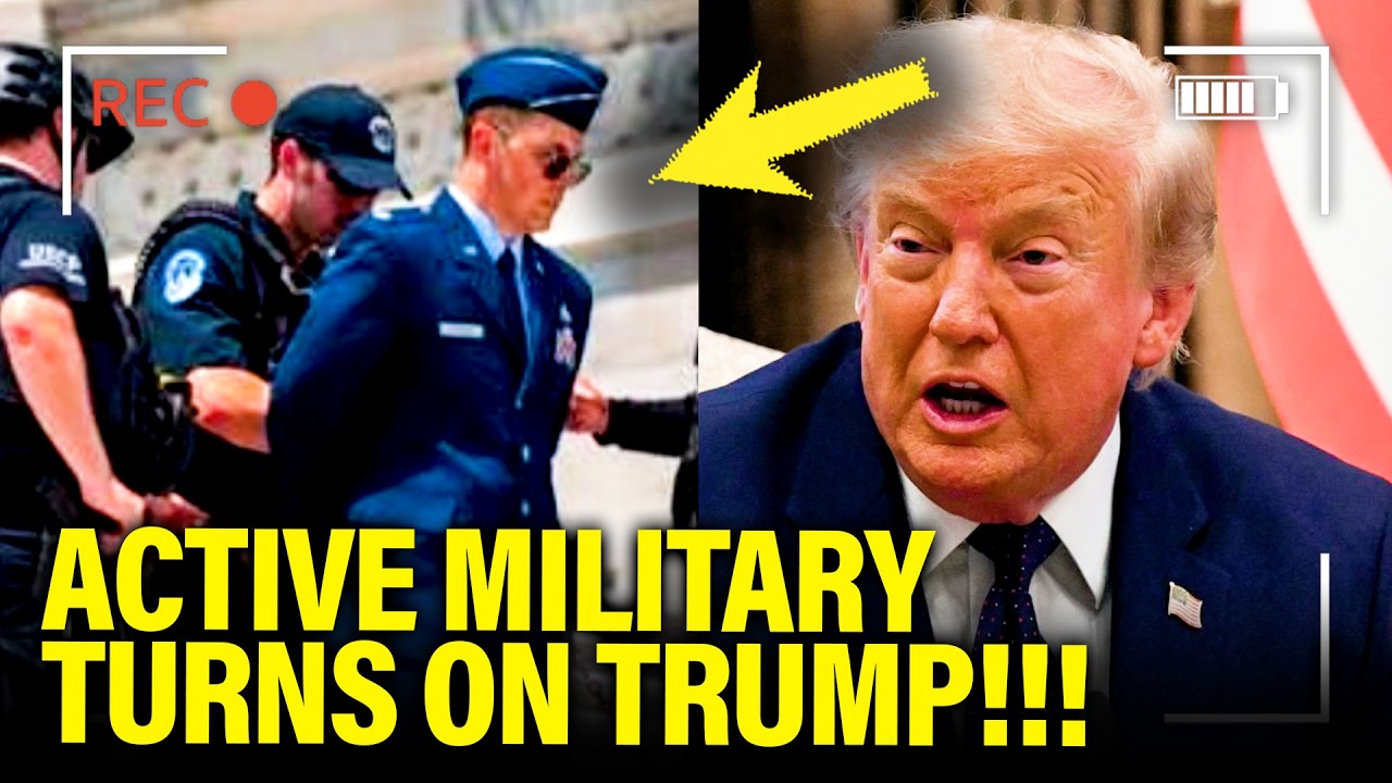 OUTRAGE ERUPTS After Active Duty Soldier ARRESTED for Trump Protest
