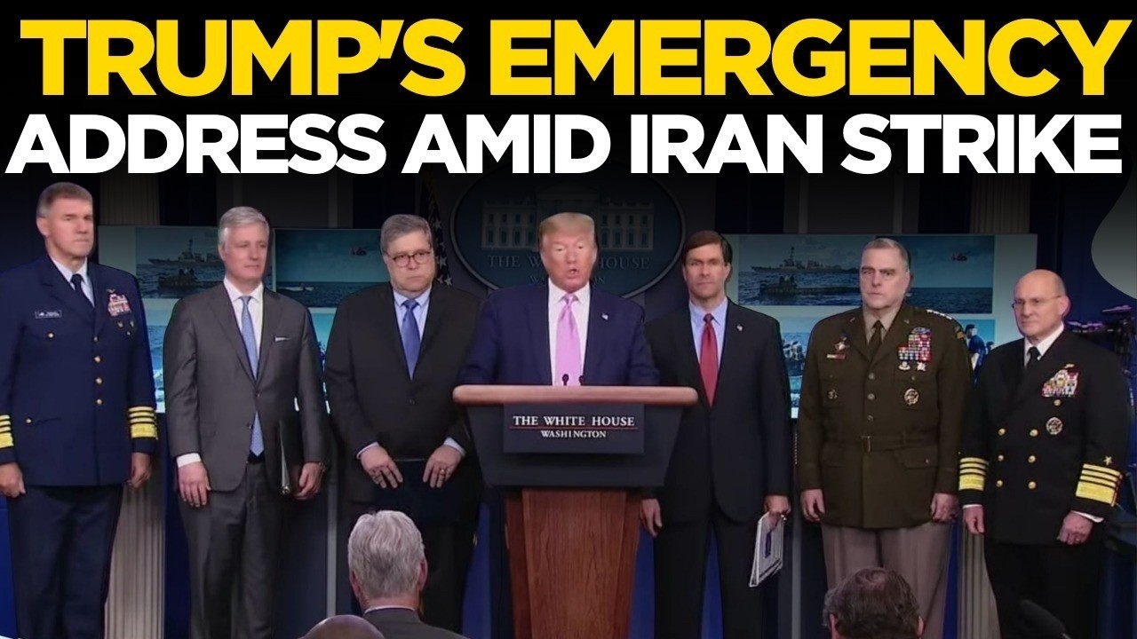 Donald Trump LIVE: Trump Delivers Urgent Message Amid Iran Deal | US News LIVE | Trump Speech LIVE