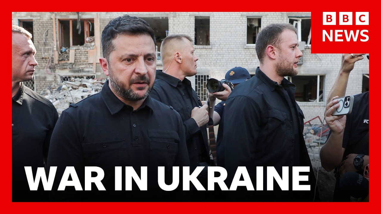Ukraine’s Zelensky to press Nato for air defence systems after intense Russian strikes | BBC News