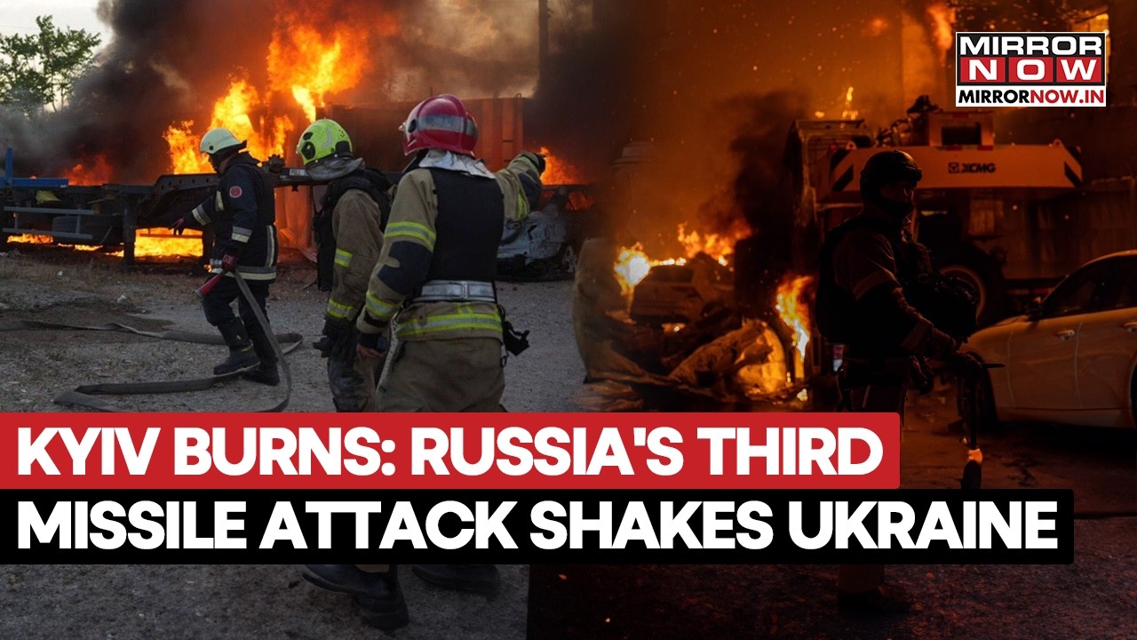 Russia Launches Big Missile Attack On Kyiv For 3rd Time In A Week, Putin’s Fury Burns Ukraine