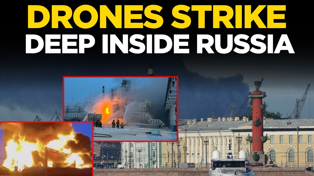 Russia Ukraine War LIVE: St Petersburg Erupts In Flames As Drones Strike Deep Inside Russia