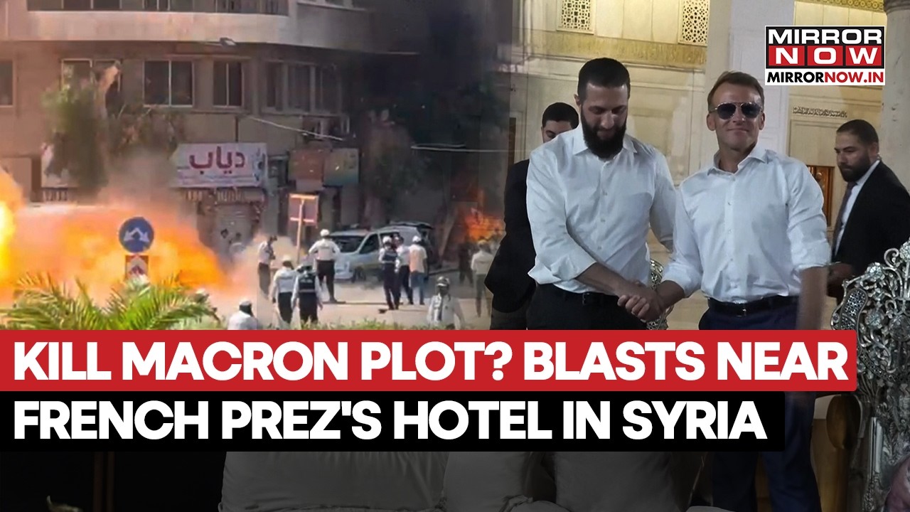 Syria Blast: Explosions Rock Near French President Emmaneul Macron’s Hotel, Security Tightened