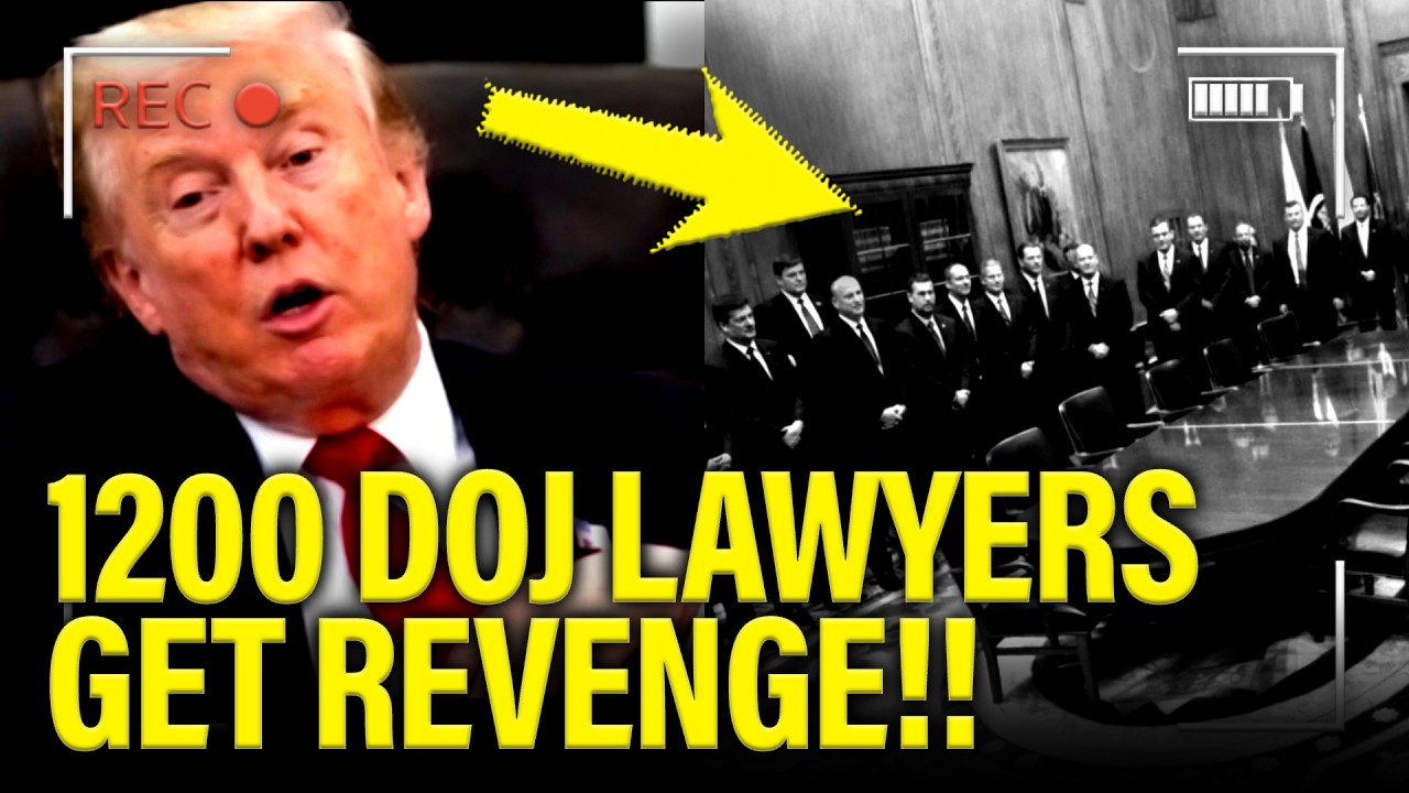 Trump is STUNNED as 1200 DOJ Lawyers GET REVENGE!!!