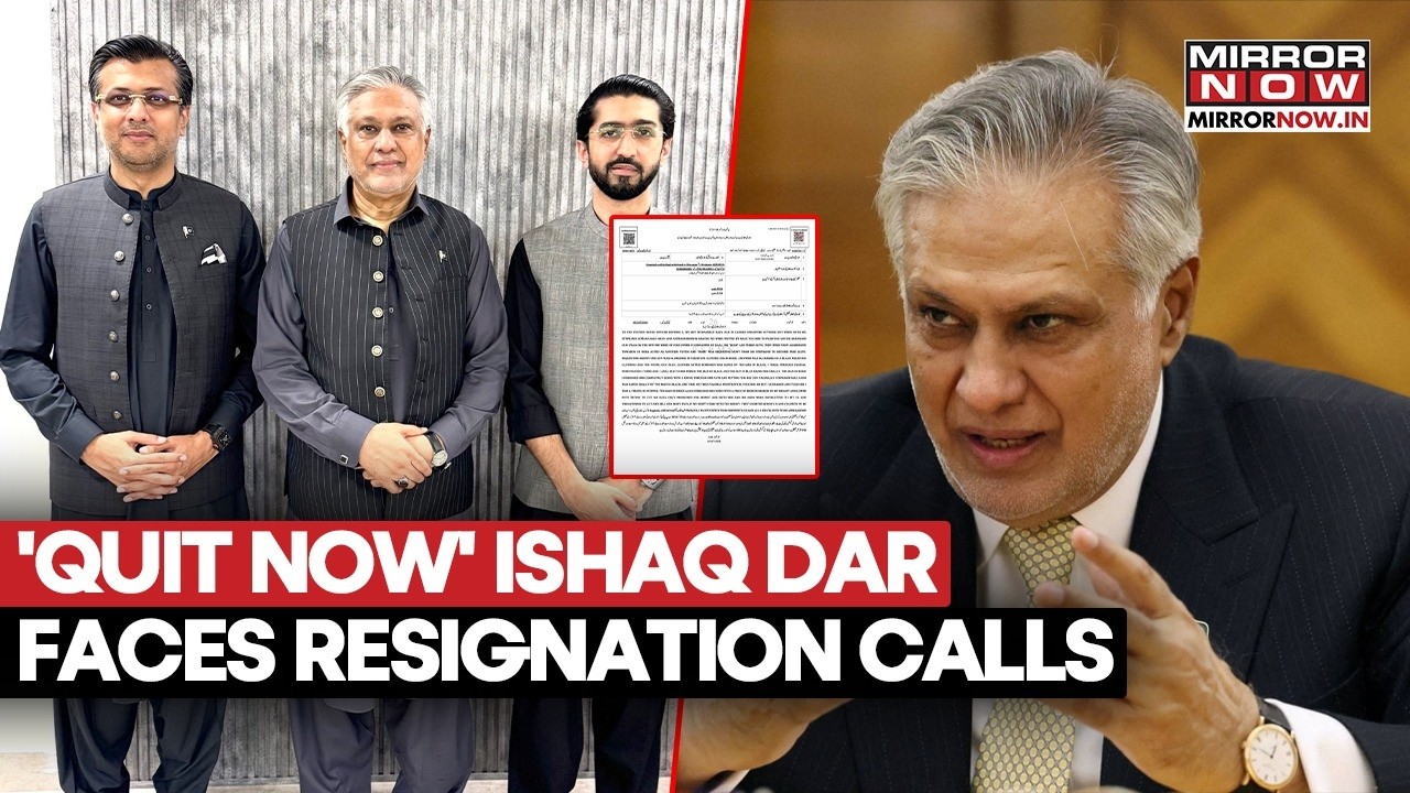 ‘Quit Now’ Pakistan’s Ishaq Dar Faces Resignation Fury After Relative Arrest in Sexual Assault Case