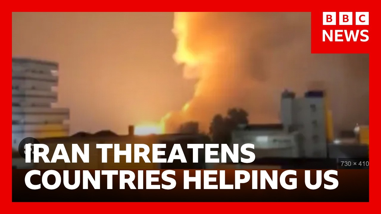 Iran threatens any country helping US as Trump says “ceasefire is over”  | BBC News