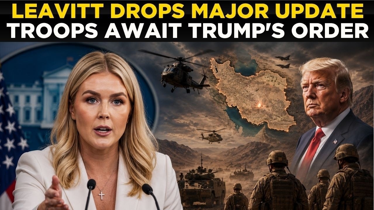 US News LIVE: Leavitt Gives Major War Update — US Troops Positioned, Awaiting Trump’s Final Order