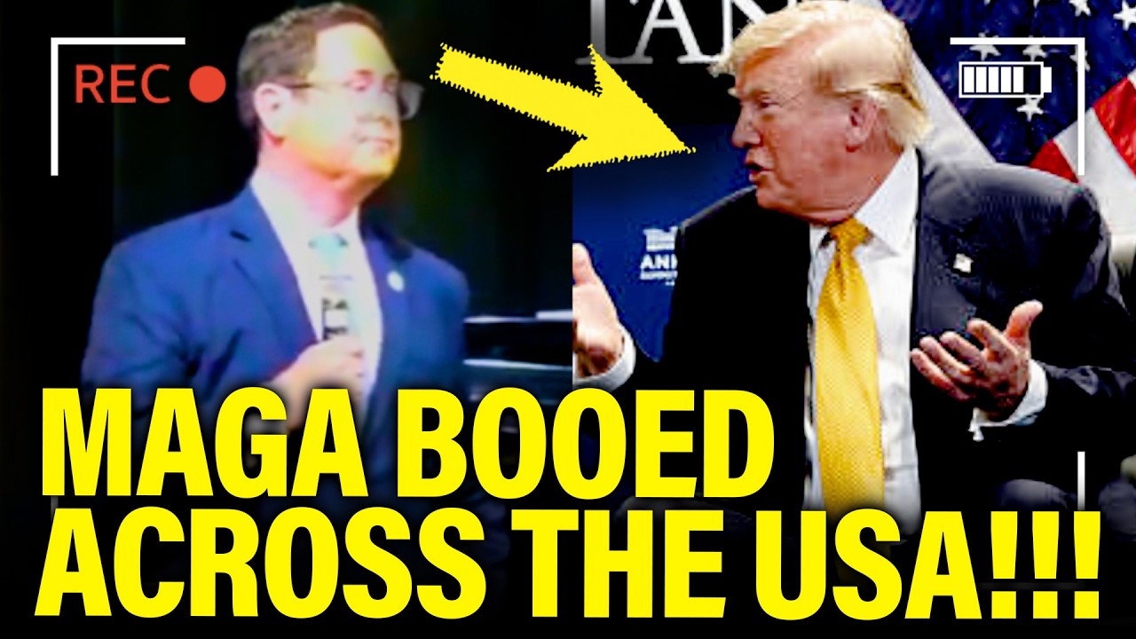 FURIOUS Voters MERCILESSLY BOO Trump REP during TOWNHALL!