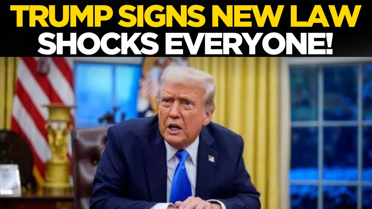 US NEWS LIVE  | Donald Trump holds bill signing ceremony at White House | Trump Latest | US Laws