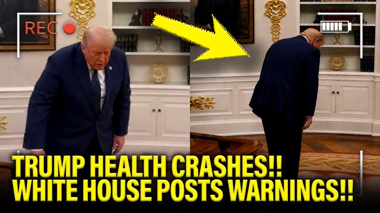 Trump HEALTH CRASHES as White House POSTS WARNINGS!!