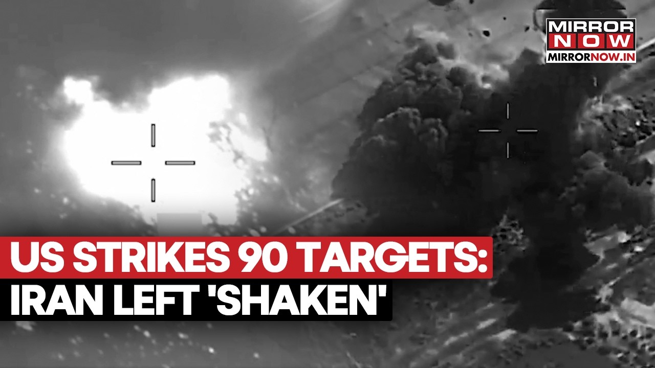 US Strikes 90 Iran Targets: CENTCOM Releases Video | Tehran Strikes Across Gulf | Trump Ends Truce